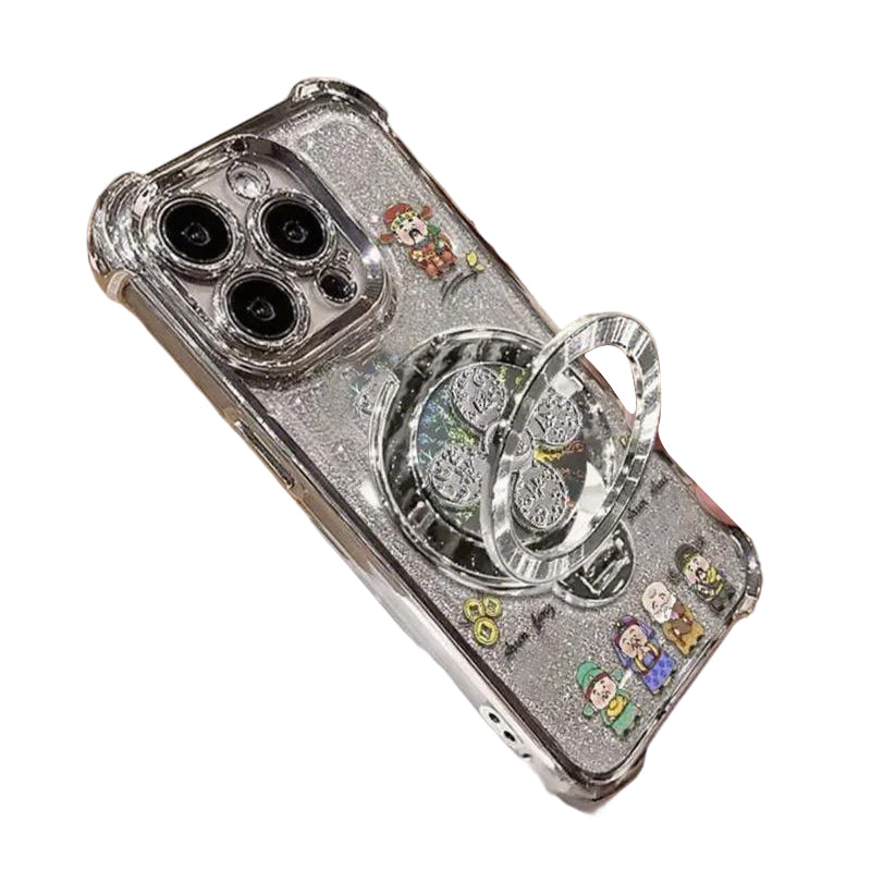 God of Wealth Case with Ring Stand