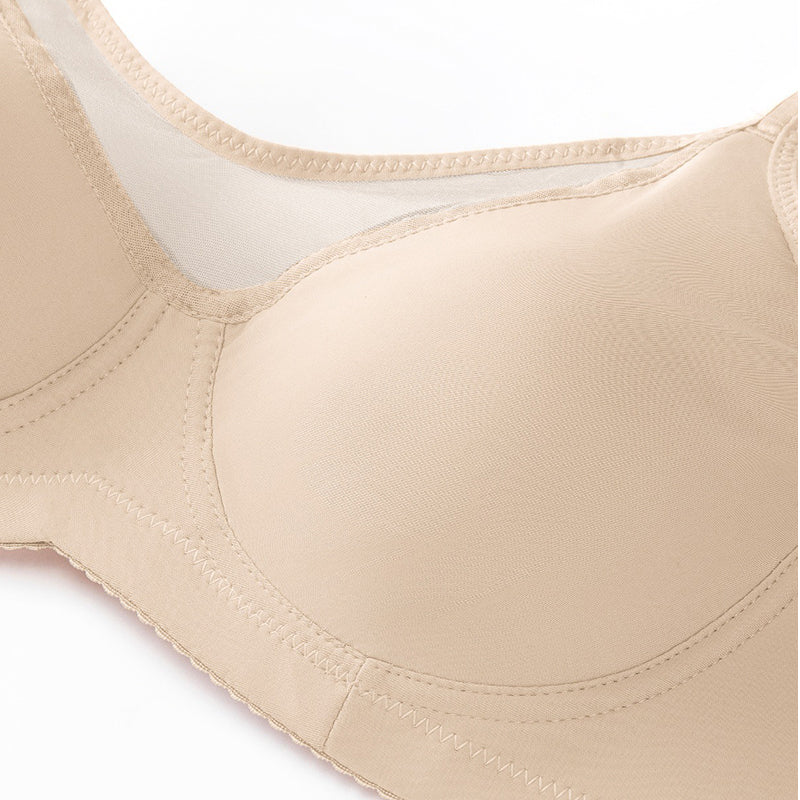 ⏰LAST DAY 65% OFF 💐Women's Elegant Sheer Full Coverage Plus Size Bra, Breathable Mesh Large Size Lingerie, Support Comfort Everyday Bra