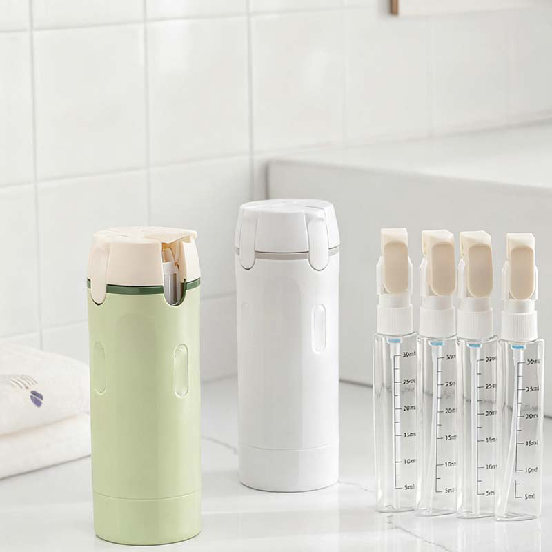 📢📢50%  OFF !! ⏰ 4-in-1 Refillable Travel Dispenser Bottles