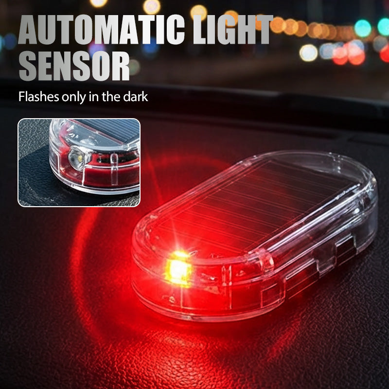 Solar Powered Car Anti-Theft Warning Light