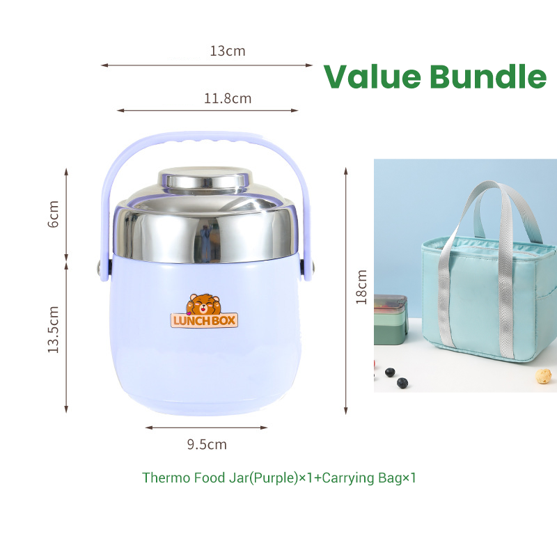 1.5L Stainless Steel Vacuum Insulated Food Jar