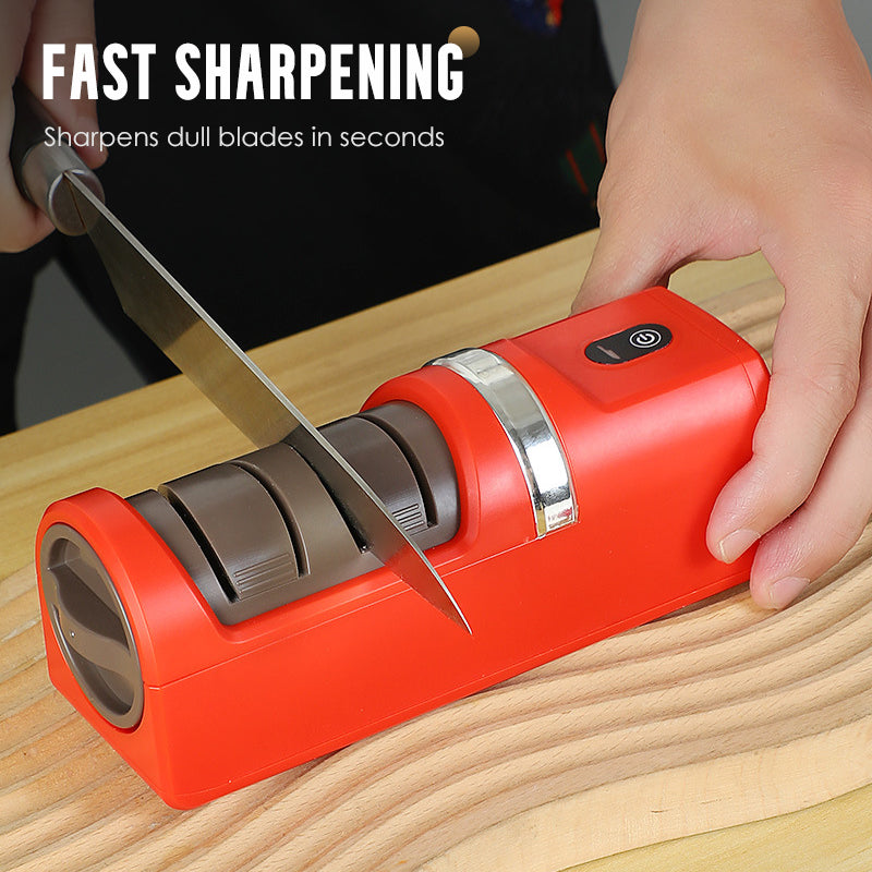 🔥 Hot Sale 50% OFF 🔪Automatic Kitchen Knife Sharpener✨
