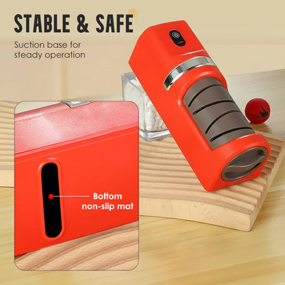 🔥 Hot Sale 50% OFF 🔪Automatic Kitchen Knife Sharpener✨
