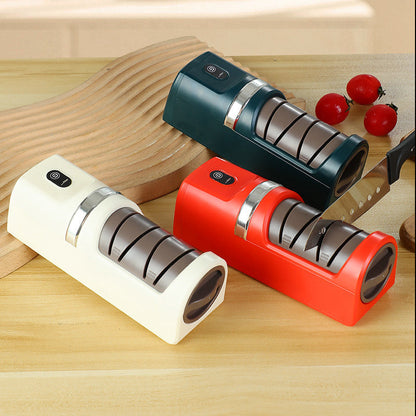 🔥 Hot Sale 50% OFF 🔪Automatic Kitchen Knife Sharpener✨