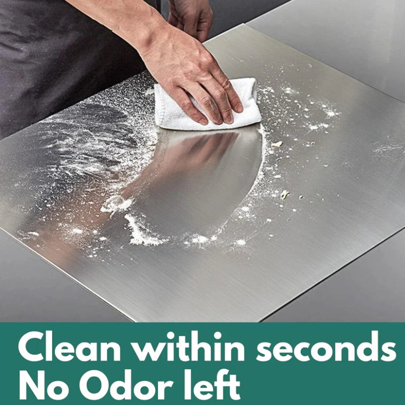 🛍️ 50% Off – 304 Stainless Steel Cutting Board – Durable, Easy to Clean & Perfect for Kitchen, Baking & Meat Preparation 🔪