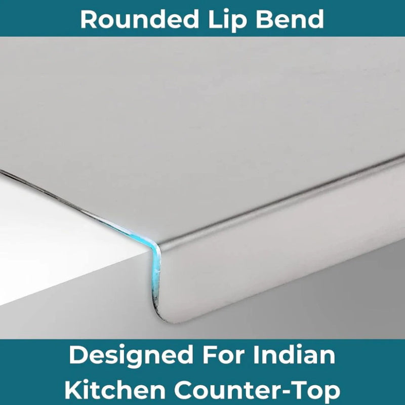 ✨ Stainless Steel Countertop Chopping Board – Hygienic, Knife-Friendly & Easy-Clean Surface 🍽️