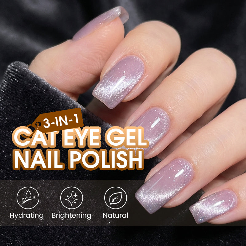 3-in-1 Long-Lasting Magnetic Cat Eye Gel Nail Polish