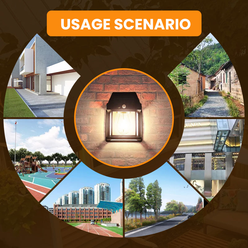 🎁Limited Discount-50%⏳ Motion Sensor Solar Tungsten Wall Light