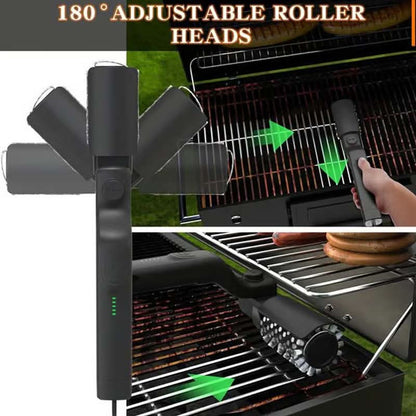 🔥50% OFF NOW! 🍖Cordless Electric BBQ Brush Cleaner – Deep Cleaning, Long Handle & Rechargeable🔋