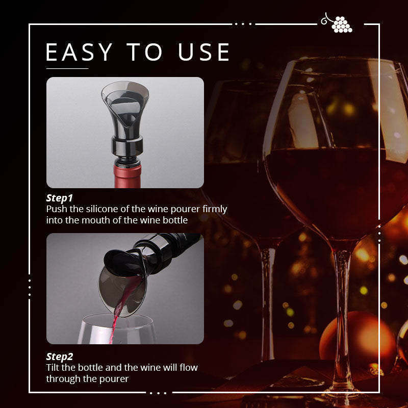 🍷 50% OFF NOW! 🧪 2-in-1 Wine Saver – Vacuum Pump & Sealer, Preserves Freshness & Aroma ✨