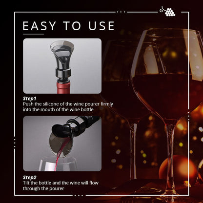 🍷 50% OFF NOW! 🧪 2-in-1 Wine Saver – Vacuum Pump & Sealer, Preserves Freshness & Aroma ✨