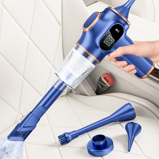 ✨ 4 in 1 High Power Cordless Car Vacuum Cleaner – Strong Suction, Long Battery Life & Versatile Attachments 🍃