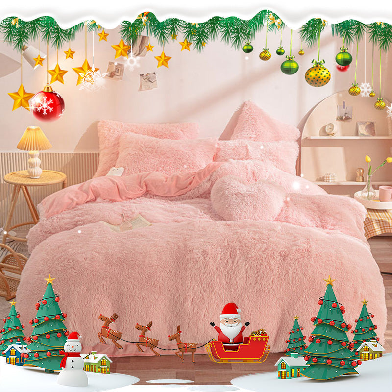 🔥[winter gift]Winter Warm Plush Bedding 4-Piece Set