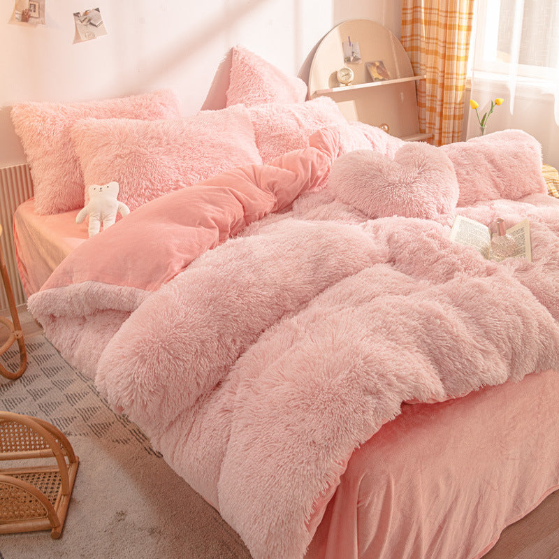 🔥[winter gift]Winter Warm Plush Bedding 4-Piece Set