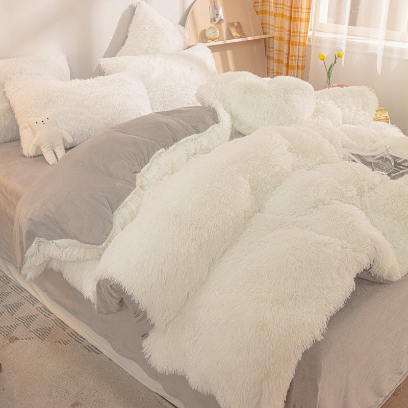 🔥[winter gift]Winter Warm Plush Bedding 4-Piece Set