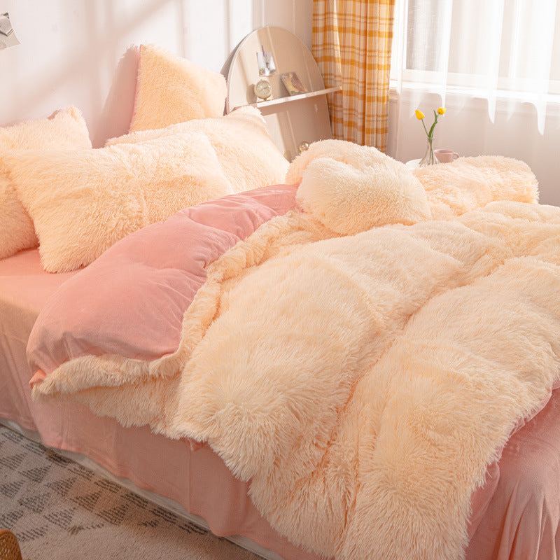 🔥[winter gift]Winter Warm Plush Bedding 4-Piece Set
