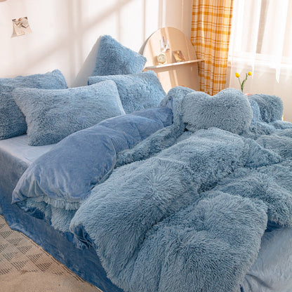 🔥[winter gift]Winter Warm Plush Bedding 4-Piece Set