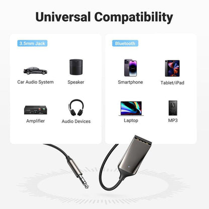 🔥Limited Time Promotion 50% OFF🔥Bluetooth 5.0 Audio Receiver USB Cable Audio Adapter