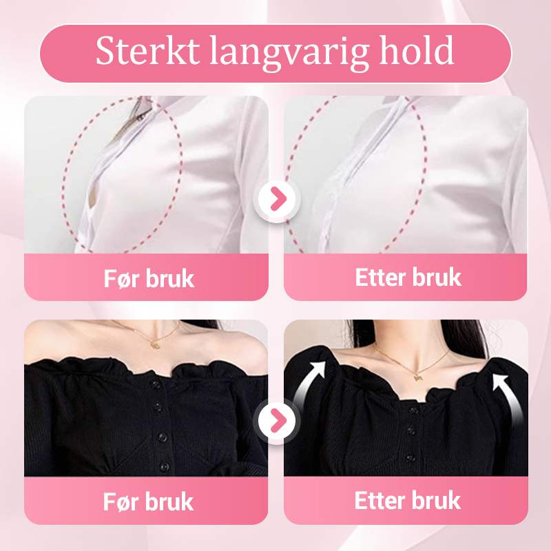 Invisible and skin-friendly body adhesive for clothing
