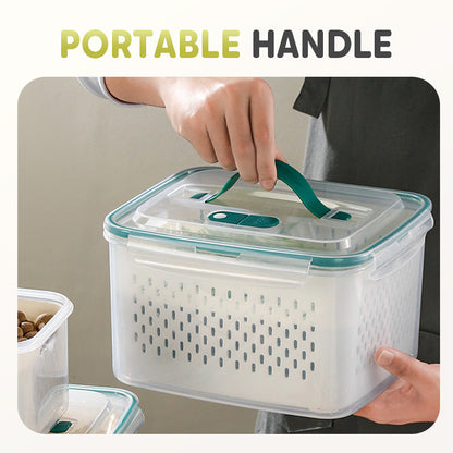 💐50% OFF ! 2 in 1 Meal Prep Container – Removable Drainer & Airtight Lid 🥑❄️【Limited Offer】
