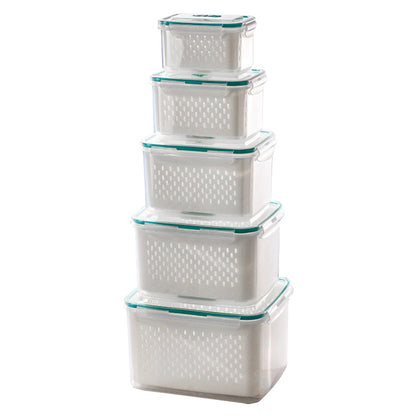 💐50% OFF ! 2 in 1 Meal Prep Container – Removable Drainer & Airtight Lid 🥑❄️【Limited Offer】