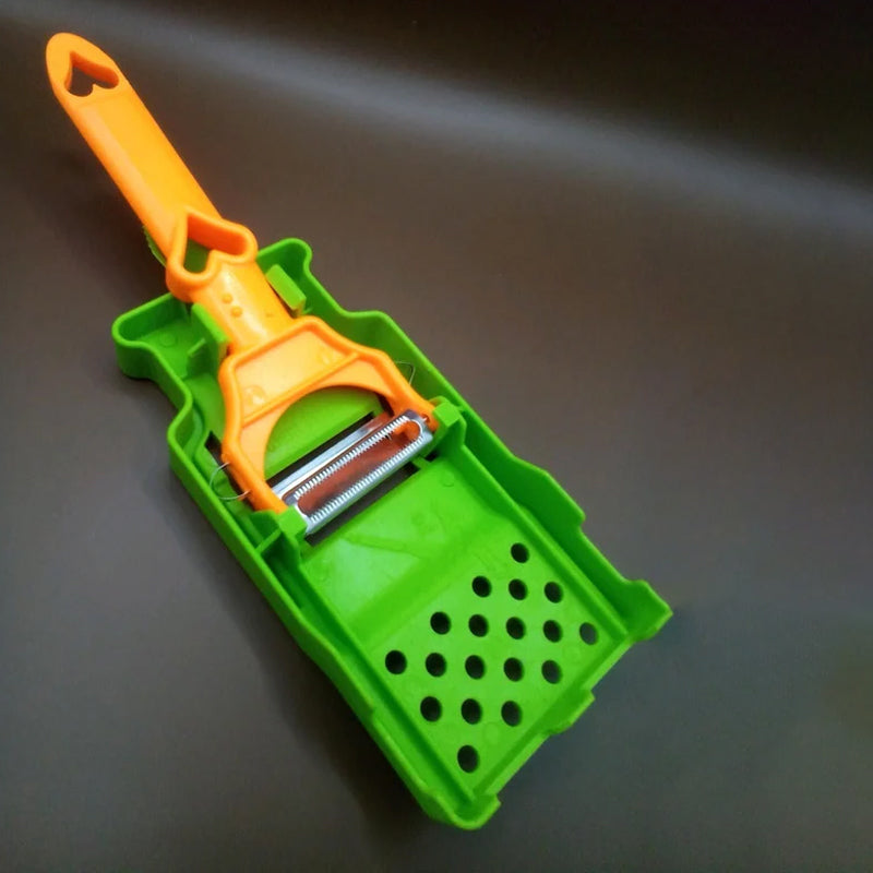 Two-Blade Peeler + Free Gift: Potato Spiralizer and Lemon Squeezer