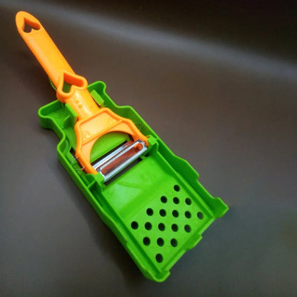 Two-Blade Peeler + Free Gift: Potato Spiralizer and Lemon Squeezer