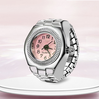 Alloy Finger Watch Ring