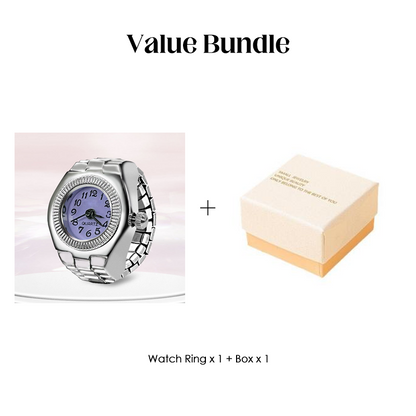Alloy Finger Watch Ring
