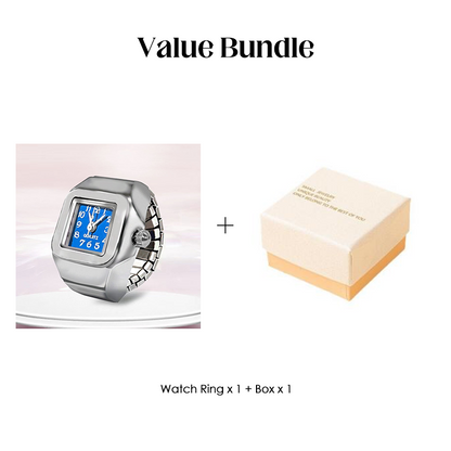Alloy Finger Watch Ring