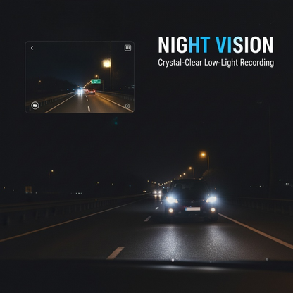 🔥Hot Sale Deals-1080P HD Dash Cam with Wi-Fi & Night Vision