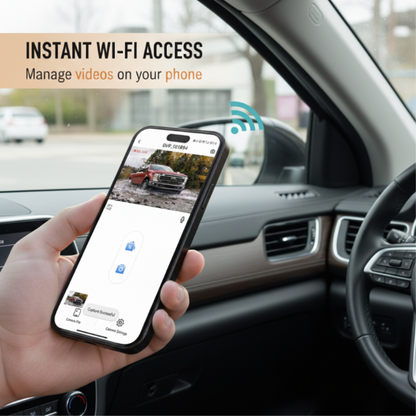 🔥Hot Sale Deals-1080P HD Dash Cam with Wi-Fi & Night Vision