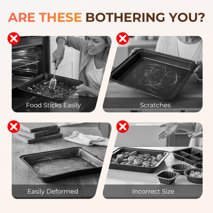 🔥 Bestseller 2026 | Carbon Steel Baking Tray Non-Stick | Easy Release & Quick Clean 🍳【-50% This Week】