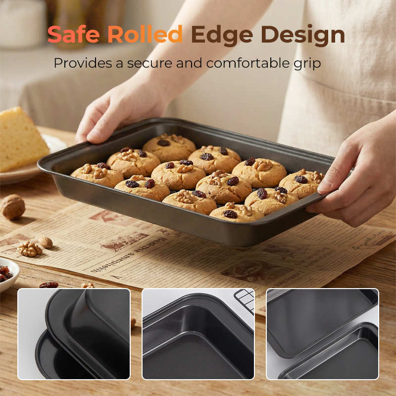 🔥 Bestseller 2026 | Carbon Steel Baking Tray Non-Stick | Easy Release & Quick Clean 🍳【-50% This Week】