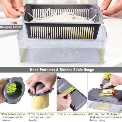 ⏰Last Day Special Sale 49% OFF💥Multi-purpose vegetable cutter🥕🍅