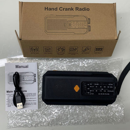 🔥Solar Hand-Crank Emergency Weather Radio