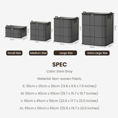 Dust-Proof Comforter and Bedding Organizer