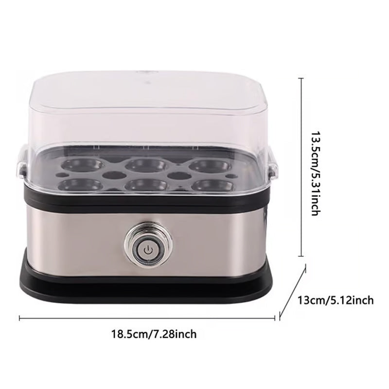 Multifunctional Egg Steamer with Clear Lid