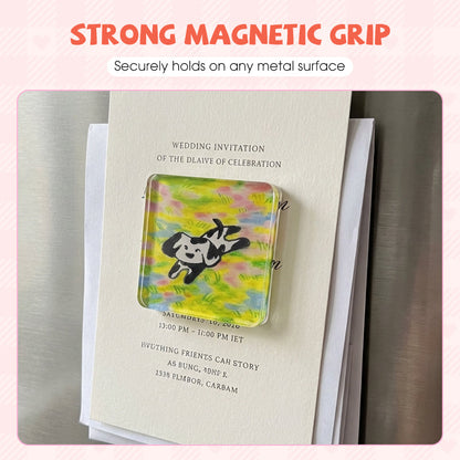 📢📢50% OFF !!!⏰Clear Acrylic DIY Fridge Magnet Kit