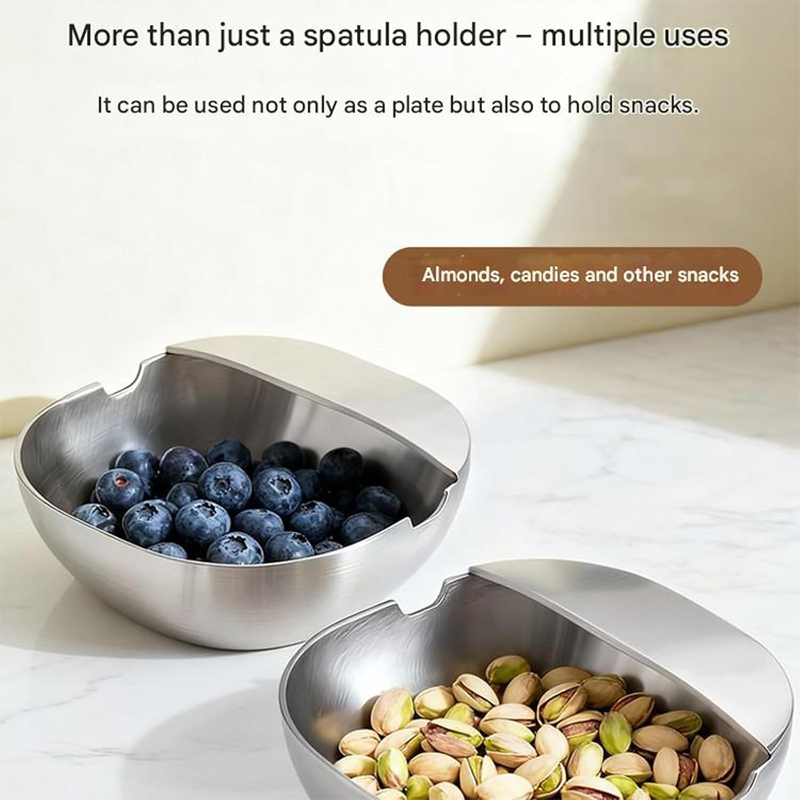 💎 50% OFF! 💎 Stainless Steel Spoon Rest – Rust-Proof, Drip-Catching & Space-Saving Kitchen Must-Have 🥄✨