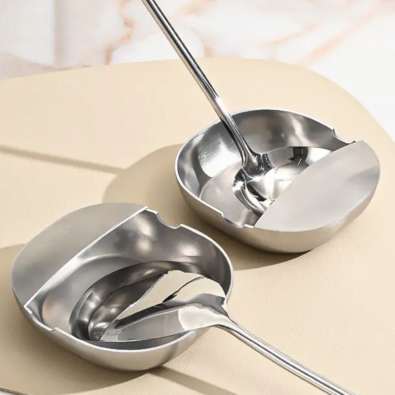 💎 50% OFF! 💎 Stainless Steel Spoon Rest – Rust-Proof, Drip-Catching & Space-Saving Kitchen Must-Have 🥄✨