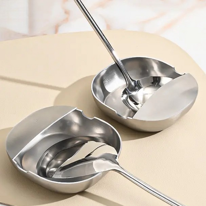 💎 50% OFF! 💎 Stainless Steel Spoon Rest – Rust-Proof, Drip-Catching & Space-Saving Kitchen Must-Have 🥄✨