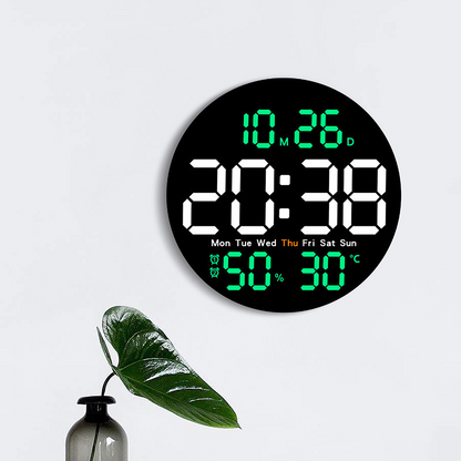 💎 50% OFF LARGE LED DIGITAL CLOCK! 💎 Time, Date, Temp & Humidity Display + Remote Control for Home & Office 🕒