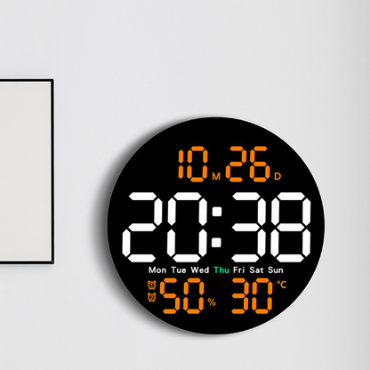💎 50% OFF LARGE LED DIGITAL CLOCK! 💎 Time, Date, Temp & Humidity Display + Remote Control for Home & Office 🕒