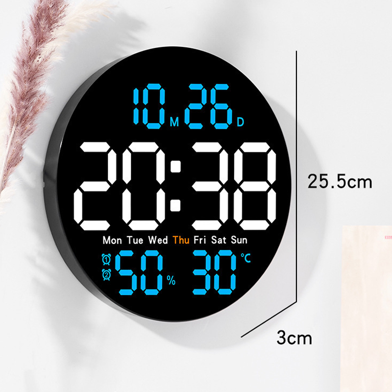 💎 50% OFF LARGE LED DIGITAL CLOCK! 💎 Time, Date, Temp & Humidity Display + Remote Control for Home & Office 🕒