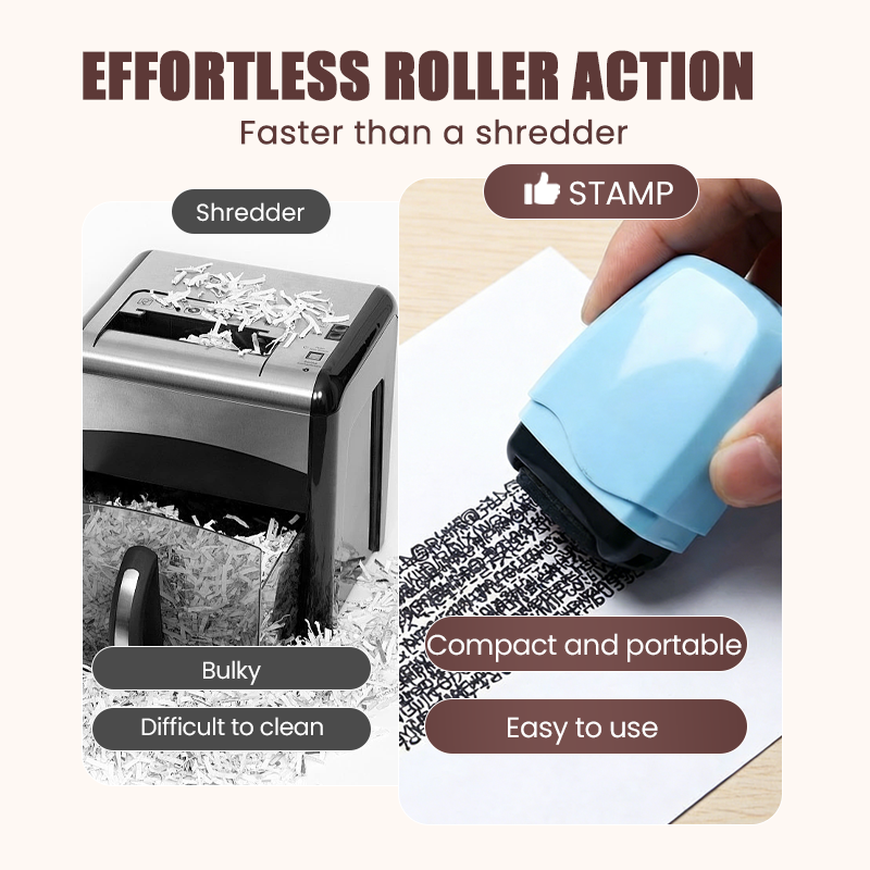 Privacy Protection Roller Stamp