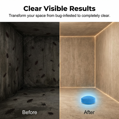 Long-Lasting All-Pest Repellent Tablets for Home | Repels Mosquitoes, Squirrels, Raccoons, Roaches & Insects | Pet-Safe & Wildlife-Friendly, No Harm to Animals