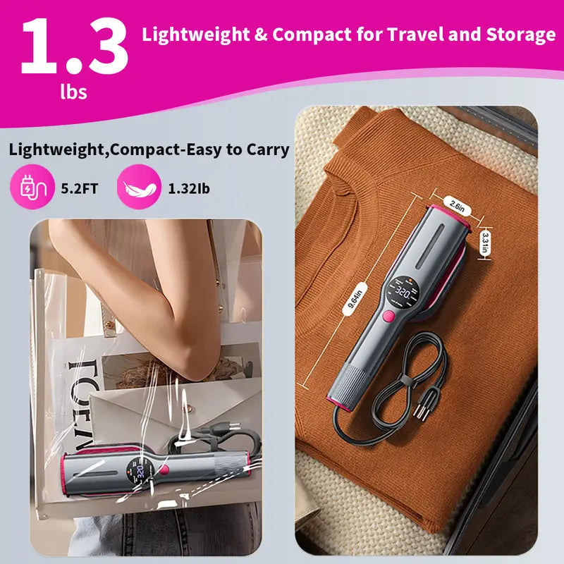 📢 LIMITED TIME 50% OFF! ⏰ Portable Steam Iron – Fast Preheat, Works on Silk to Cotton, Lightweight 150ml Tank 🌍