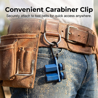 Convenient carabiner clip on tool belt
