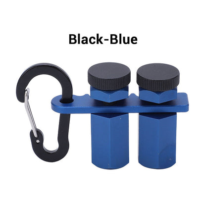 Aluminum stair gauge and framing square clamp product